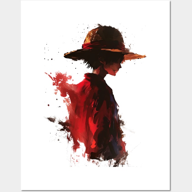 luffy Wall Art by pokermoment